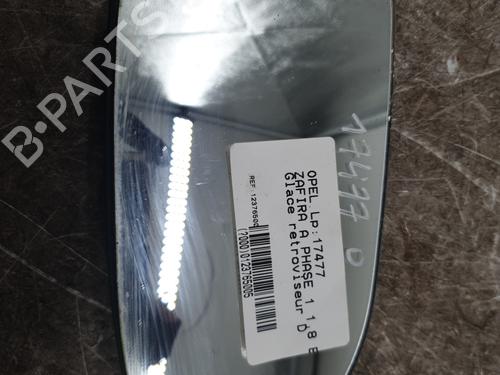 Used Right mirror glass Right mirror glass OPEL ZAFIRA A MPV (T98) 1.8 16V (F75) (116 hp) 33708392 33708392