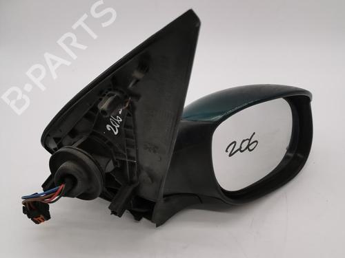 Used Right mirror PEUGEOT 206 Hatchback (2A/C) 1.9 D (69 hp) 22873576