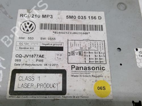 Radio VW POLO V (6R1, 6C1)  | BP22884634E6 