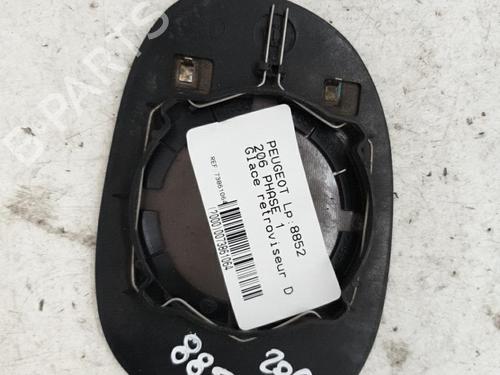 Right mirror glass PEUGEOT 206 Hatchback (2A/C) 1.9 D | BP23435923C147 