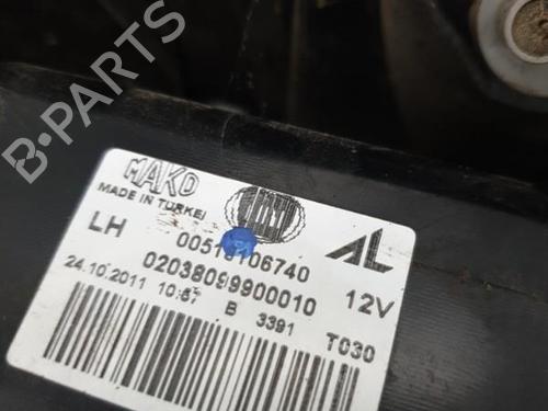 Used Left taillight Left taillight FIAT DOBLO Cargo (263_) 1.3 D Multijet (90 hp) 22870730 22870730