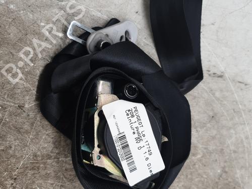 Used Front right seatbelt PEUGEOT 208 I (CA_, CC_) 1.6 HDi (92 hp) 32980272