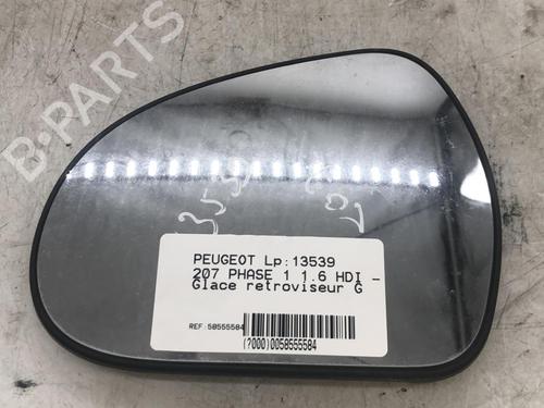 Left mirror glass PEUGEOT 207 (WA_, WC_) 1.6 HDi | BP22885936C148 
