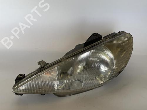 Used Left headlight PEUGEOT 206 Hatchback (2A/C) 1.9 D (69 hp) 22873373