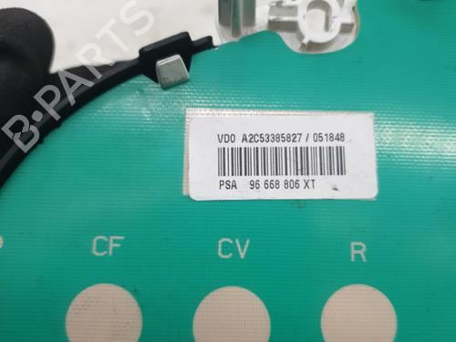 Instrument cluster CITROËN C3 II (SC_) 1.4 HDi 70 (SC8HZC, SC8HR0, SC8HP4) | BP30604518C47  - Image 5