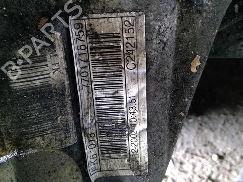 Used Gearbox RENAULT LAGUNA II (BG0/1_) 1.9 dCi (107 hp) 22865422
