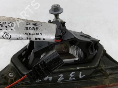 Used Right tailgate light RENAULT CLIO IV (BH_) 1.2 TCe 120 (BHM0) (120 hp) 22886307