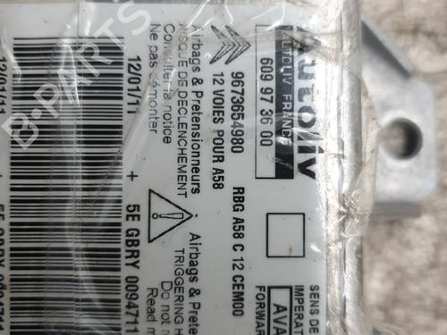 ECU airbags CITROËN C3 Picasso (SH_) 1.6 HDi 110 | BP29115345M53 