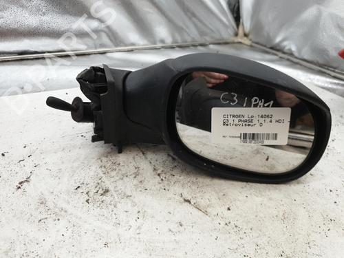 Used Right mirror CITROËN C3 I (FC_, FN_) 1.4 HDi (68 hp) 22875567