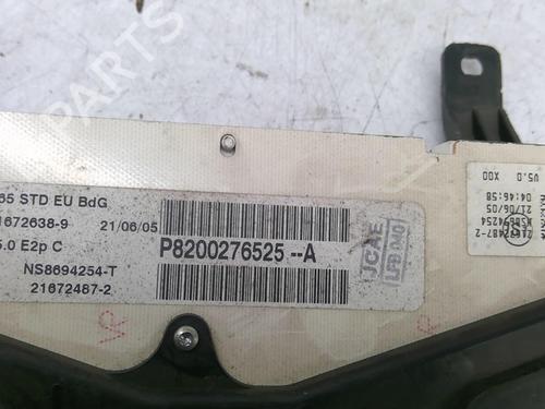 Used Instrument cluster RENAULT CLIO II (BB_, CB_) 1.2 (BB0A, BB0F, BB10, BB1K, BB28, BB2D, BB2H, CB0A,... (58 hp) 22867502
