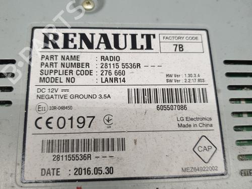 Radio RENAULT TALISMAN Grandtour (KP_) 1.6 dCi 130 | BP27588629E6 