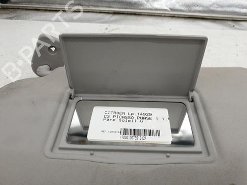 Used Left sun visor Left sun visor CITROËN C3 Picasso (SH_) 1.6 HDi (90 hp) 24422006 24422006