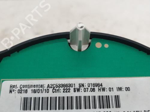 Used Instrument cluster Instrument cluster CITROËN C3 II (SC_) 1.4 HDi 70 (SC8HZC, SC8HR0, SC8HP4) (68 hp) 29614461 29614461