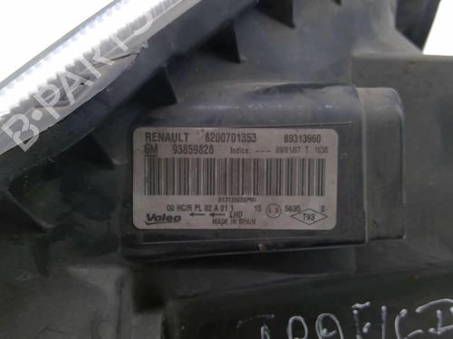 Right headlight RENAULT TRAFIC II Van (FL) 2.0 dCi 90 (FL0H) | BP22867939C29 