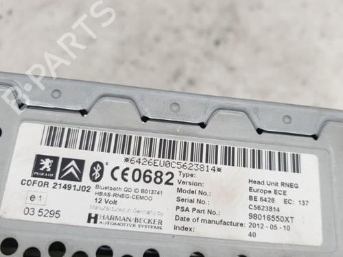 Radio CITROËN C3 II (SC_) 1.4 VTi 95 | BP22883842E6 