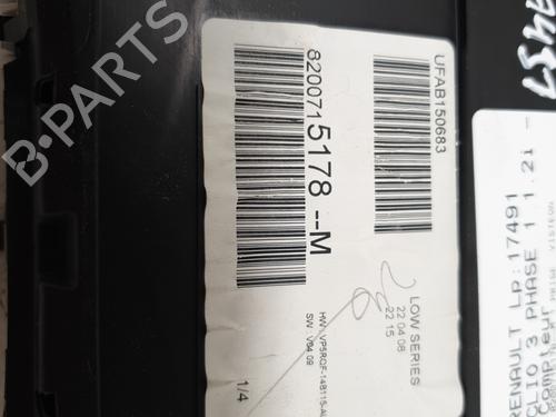 Instrument cluster RENAULT CLIO III (BR0/1, CR0/1) 1.2 16V (BR02, BR0J, BR11, CR02, CR0J, CR11) | BP26395453C47 