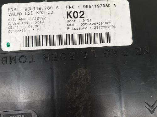 Electronic module PEUGEOT 307 (3A/C) 2.0 HDi 90 | BP24429877M83 - Image 5
