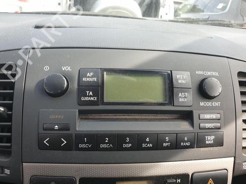 Radio TOYOTA COROLLA Verso (_E12_) 2.0 D-4D (CDE120_, CDE120R) (90 hp) 29317731