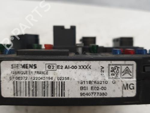 Fuse box PEUGEOT 206 Hatchback (2A/C) 1.9 D | BP22864873E1 