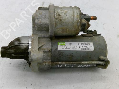 Used Starter Starter FIAT DOBLO Box Body/MPV (223_) 1.3 D Multijet (75 hp) 22880472 22880472
