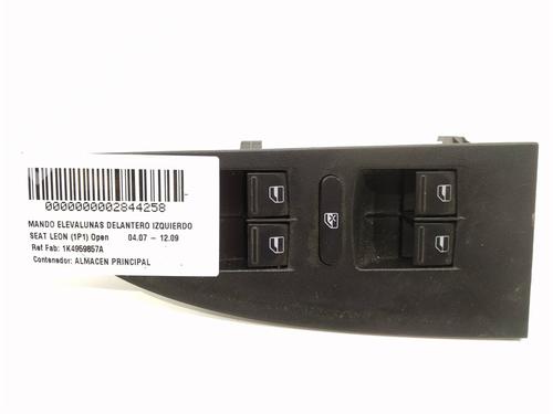 Used Left front window switch Left front window switch SEAT LEON (1P1) 2.0 TDI 16V (140 hp) 10358828 10358828