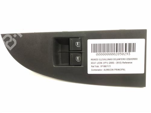 Used Left front window switch Left front window switch SEAT LEON (1P1) 1.9 TDI (105 hp) 10903424 10903424