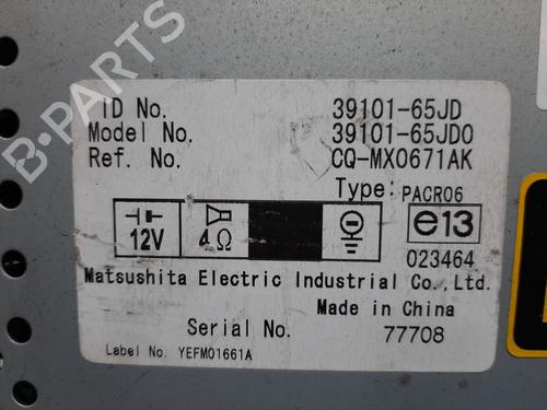 Radio SUZUKI GRAND VITARA II (JT, TE, TD)  | BP23464201E6 