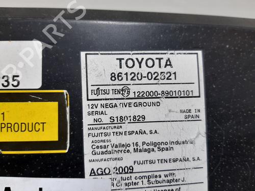 Radio TOYOTA AURIS (_E15_)  | BP23464208E6 