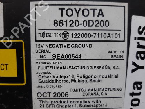 Radio TOYOTA YARIS (_P9_)  | BP23464216E6 