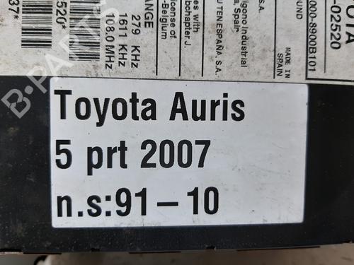 Radio TOYOTA AURIS (_E15_)  | BP23464206E6 