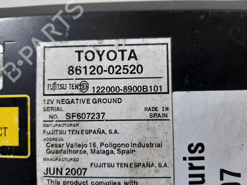 Radio TOYOTA AURIS (_E15_)  | BP23464206E6 