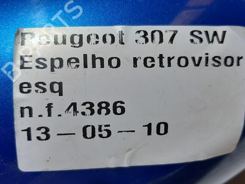 Left mirror PEUGEOT 307 SW (3H)  | BP23465417C26 