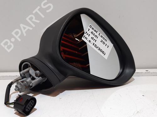 Used Right mirror SEAT LEON (1P1) [2005-2013]  23465118