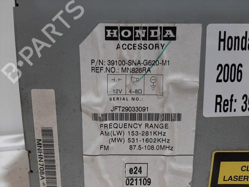 Radio HONDA CIVIC VIII Hatchback (FN, FK)  | BP23464081E6 