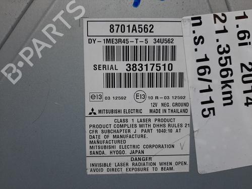 Radio MITSUBISHI ASX (GA_W_)  | BP23464107E6 