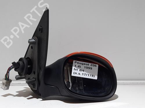 Right mirror PEUGEOT 206 Hatchback (2A/C)  | BP23465004C27 