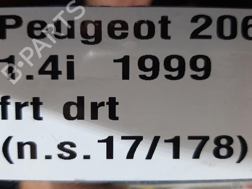 Used Right mirror PEUGEOT 206 Hatchback (2A/C) [1998-2012]  23465004