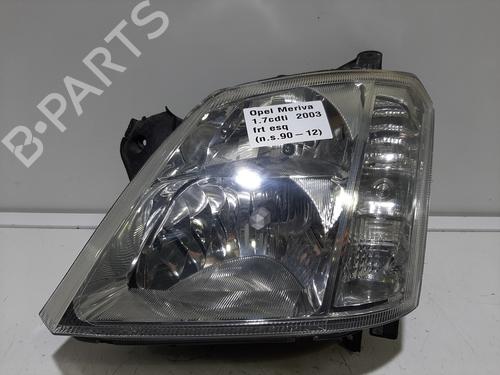 Used Left headlight OPEL MERIVA A MPV (X03) [2003-2010]  23465627