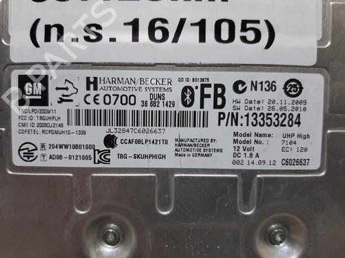 Module électronique OPEL INSIGNIA A (G09) [2008-2017]  23466757