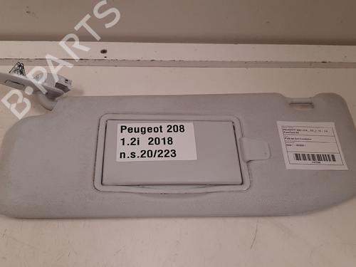 Used Left sun visor PEUGEOT 208 I (CA_, CC_) [2012-2021]  23463532