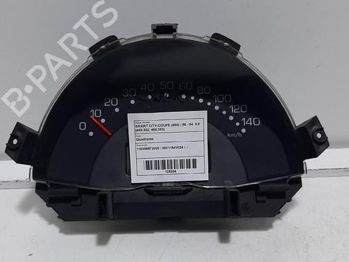 Used Instrument cluster SMART CITY-COUPE (450) 0.6 (450.352, 450.353) (61 hp) 23467821