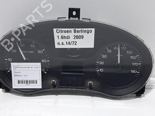 Used Instrument cluster CITROËN BERLINGO MULTISPACE (B9) 1.6 HDi 110 (109 hp) 23468398