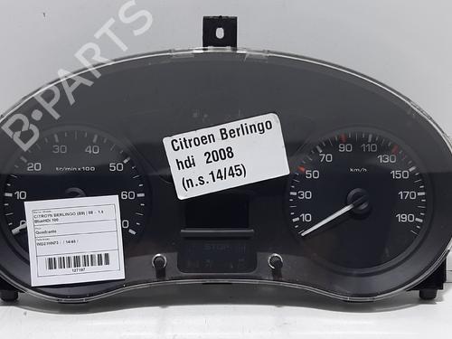 Used Instrument cluster CITROËN BERLINGO MULTISPACE (B9) 1.6 BlueHDi 100 (99 hp) 23468399