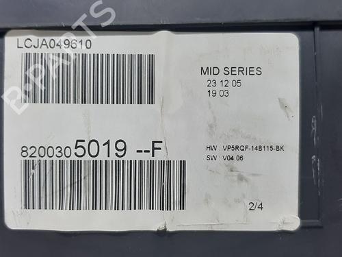 Instrument cluster RENAULT CLIO III (BR0/1, CR0/1) 1.2 16V | BP23468834C47 