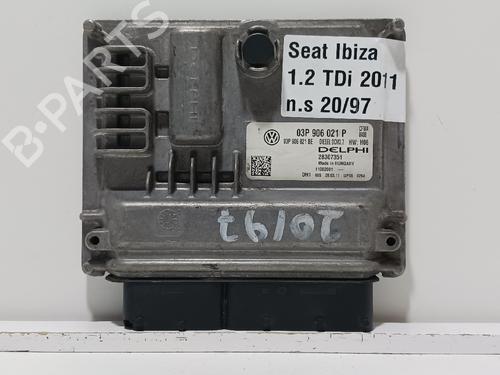 Used Engine control unit (ECU) SEAT IBIZA IV (6J5, 6P1) 1.2 TDI (75 hp) 23472291