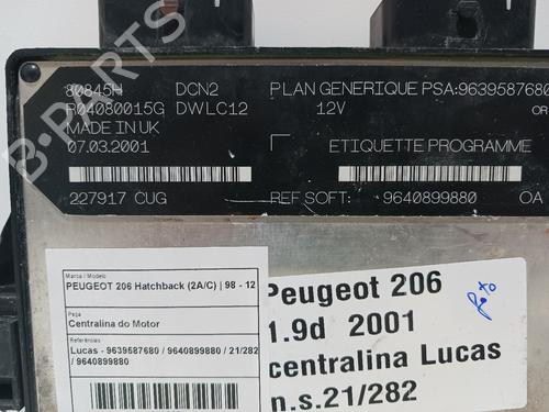 Steuergerät Motor PEUGEOT 206 Hatchback (2A/C)  | BP23464544M57