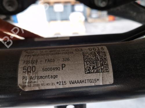 Rear axle VW GOLF VII (5G1, BQ1, BE1, BE2) e-Golf | BP26048924M2 