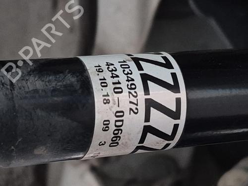 Right front driveshaft TOYOTA YARIS (_P13_) 1.5 Hybrid (NHP130_) | BP29312460M39 
