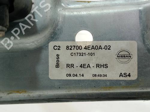Rear right window mechanism NISSAN QASHQAI II (J11, J11_) | BP30657888C25