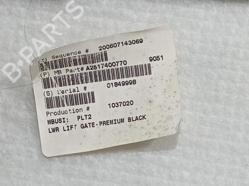 Boot lining MERCEDES-BENZ R-CLASS (W251, V251) R 280 CDI (251.121, 251.026, 251.126) | BP31590867I3